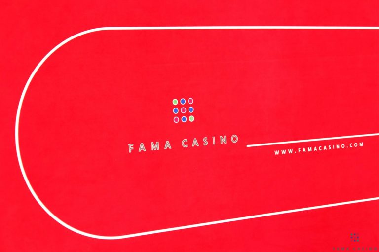 Stół pokerowy wykonany przez Fama Game Tables