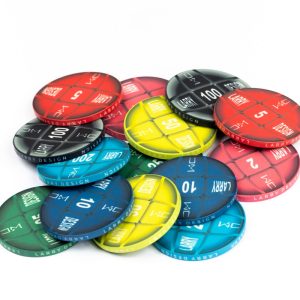 Spersonalizowane żetony ceramiczne 39 mm – zestaw 1000 szt. - obrazek 2