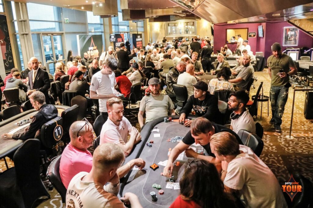 Realizacja: stoły pokerowe na festiwal PartyPoker w Glasgow